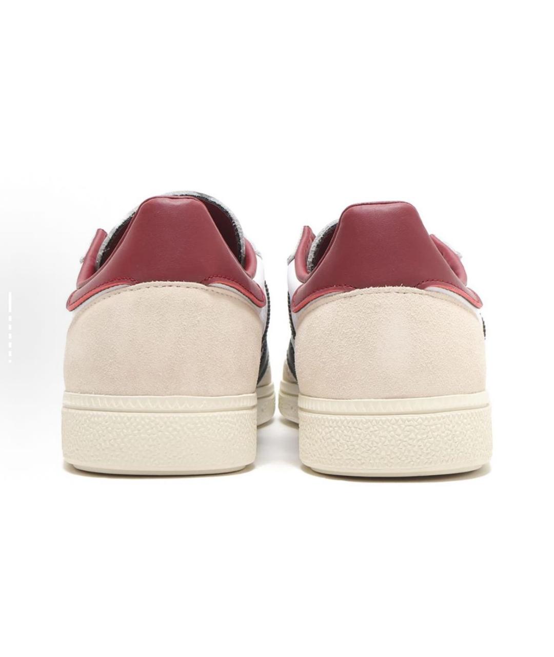 ADIDAS Бежевые кожаные кроссовки, фото 4