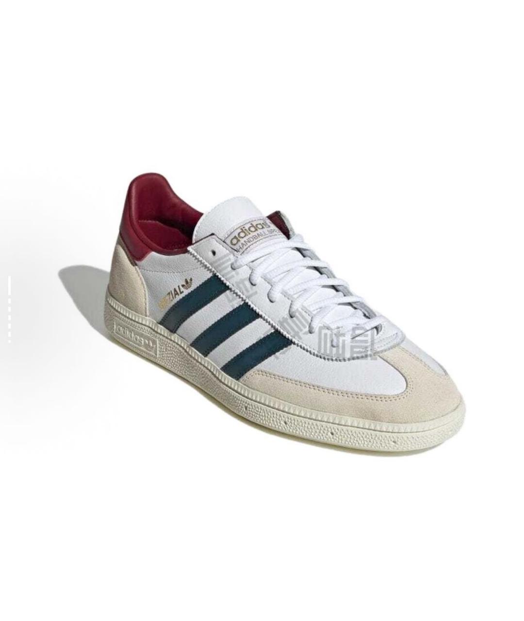 ADIDAS Бежевые кожаные кроссовки, фото 2