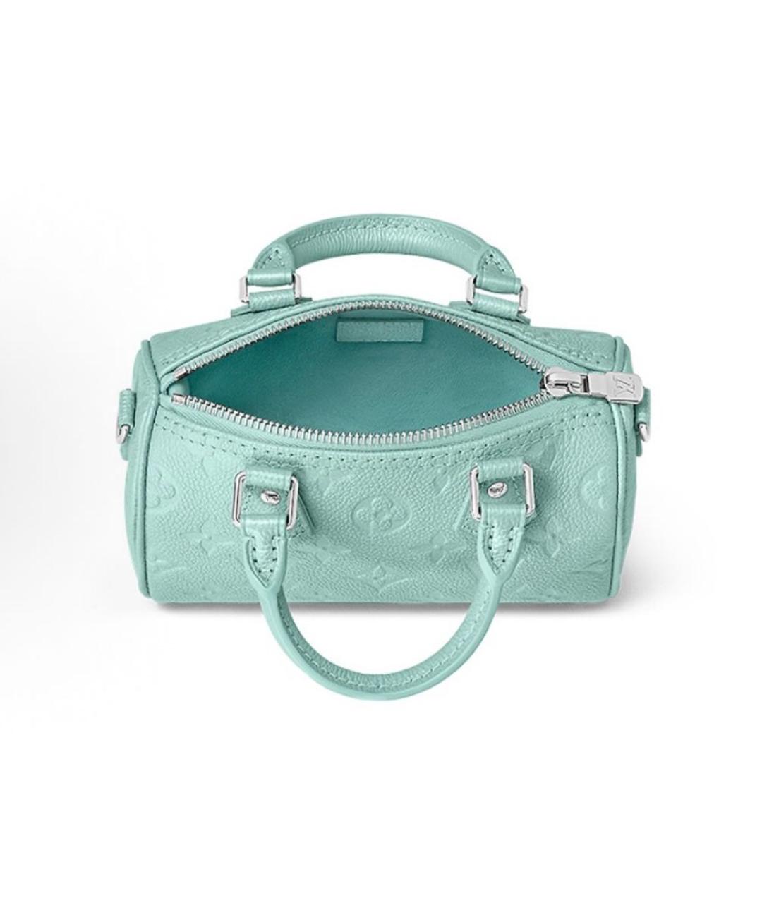 LOUIS VUITTON Бирюзовая кожаная сумка через плечо, фото 2