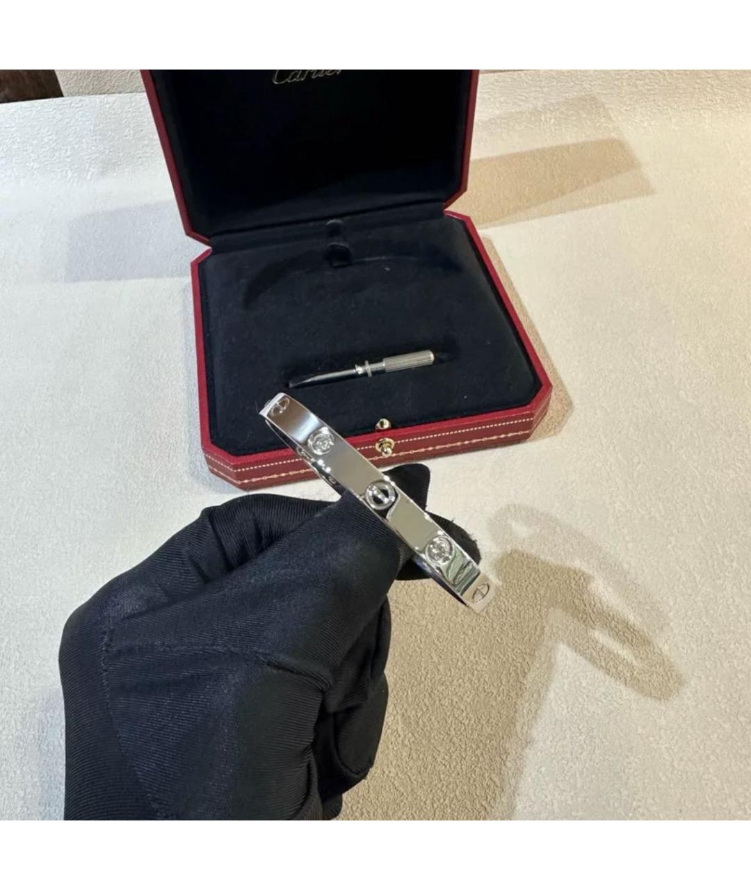 CARTIER Белый браслет из белого золота, фото 3
