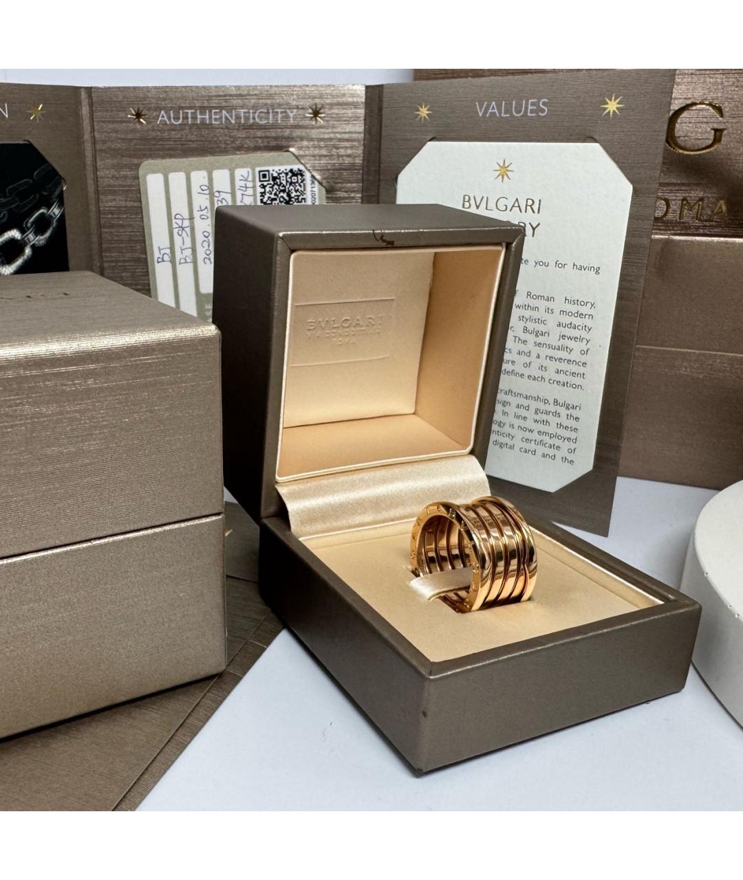 BVLGARI Золотое кольцо из розового золота, фото 6