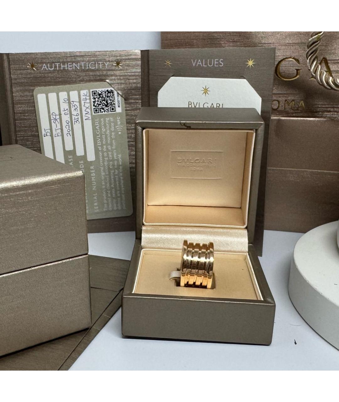 BVLGARI Золотое кольцо из розового золота, фото 7