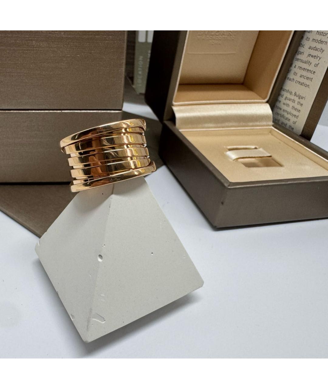 BVLGARI Золотое кольцо из розового золота, фото 2