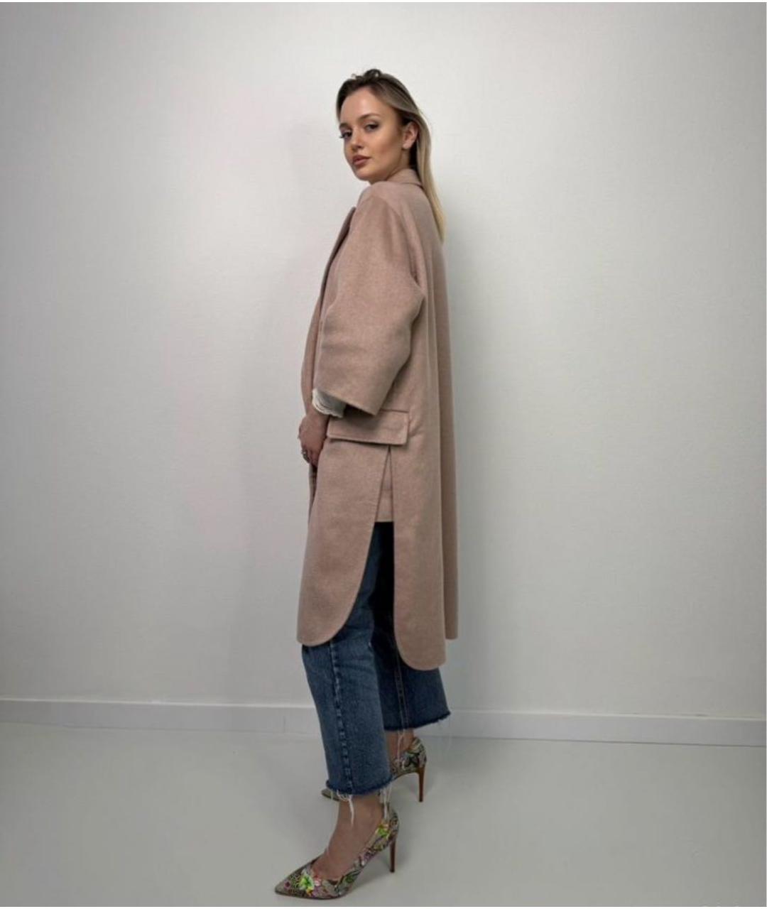 MAX MARA Бежевое кашемировое пальто, фото 5