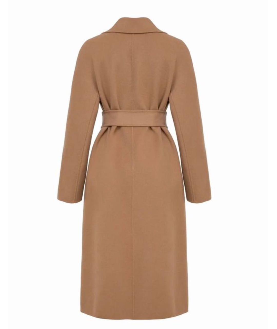 MAX MARA STUDIO Коричневое пальто, фото 2