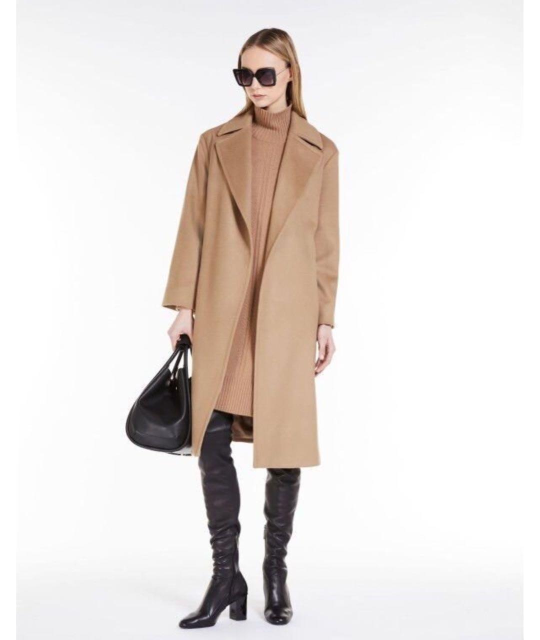 MAX MARA STUDIO Коричневое пальто, фото 6
