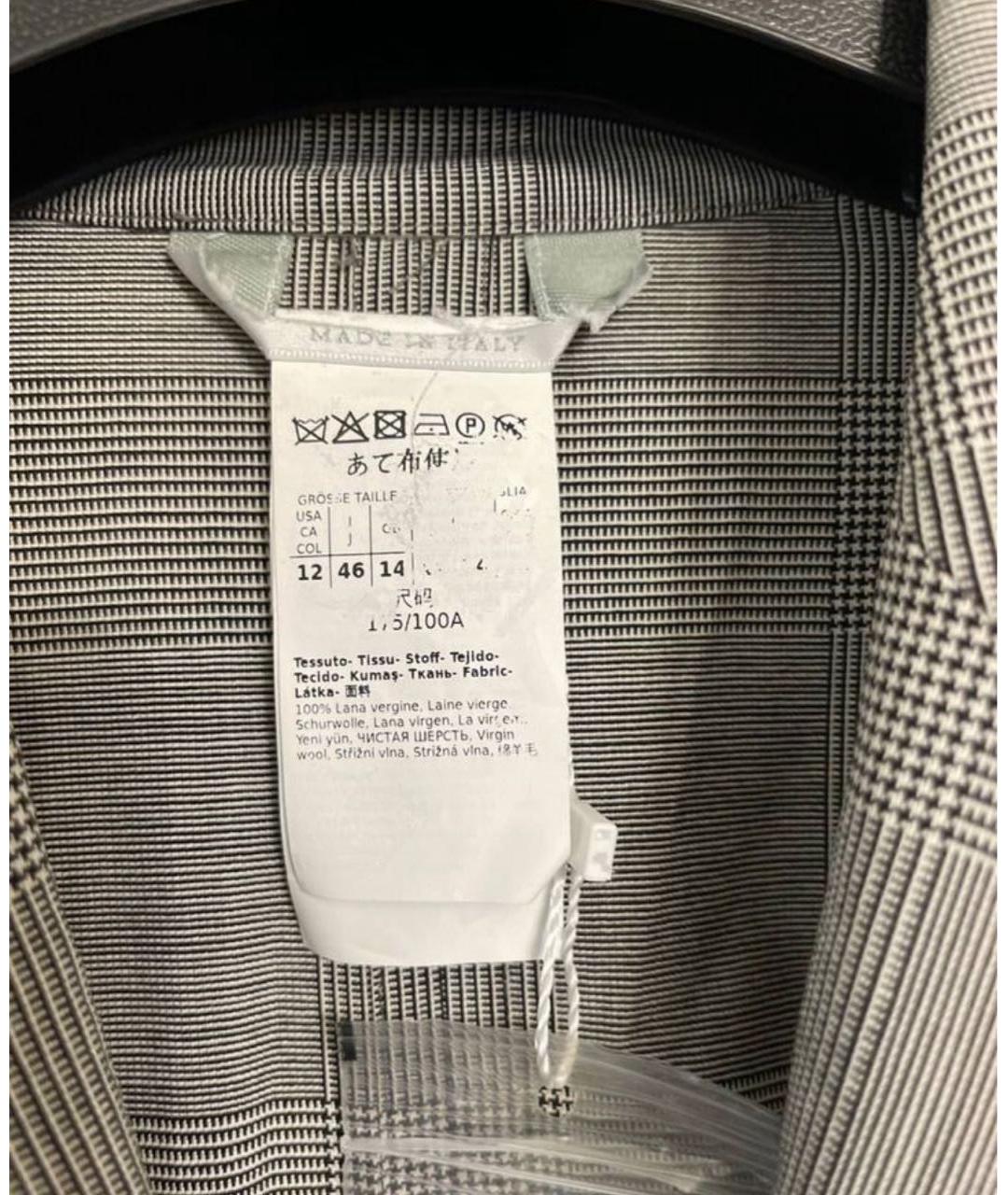 MAX MARA Серый шерстяной комбинезон, фото 3