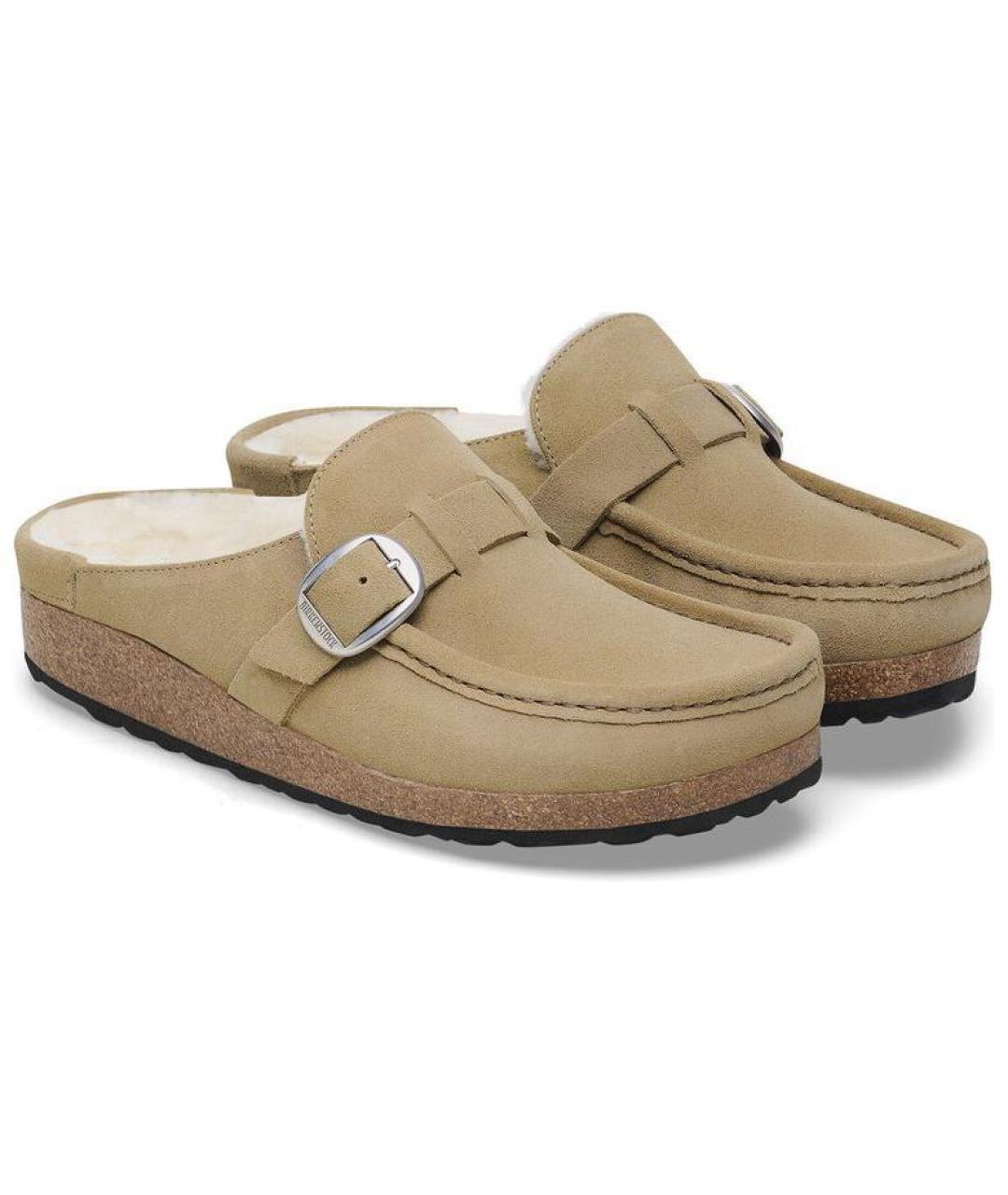 BIRKENSTOCK Бежевые сабо, фото 4