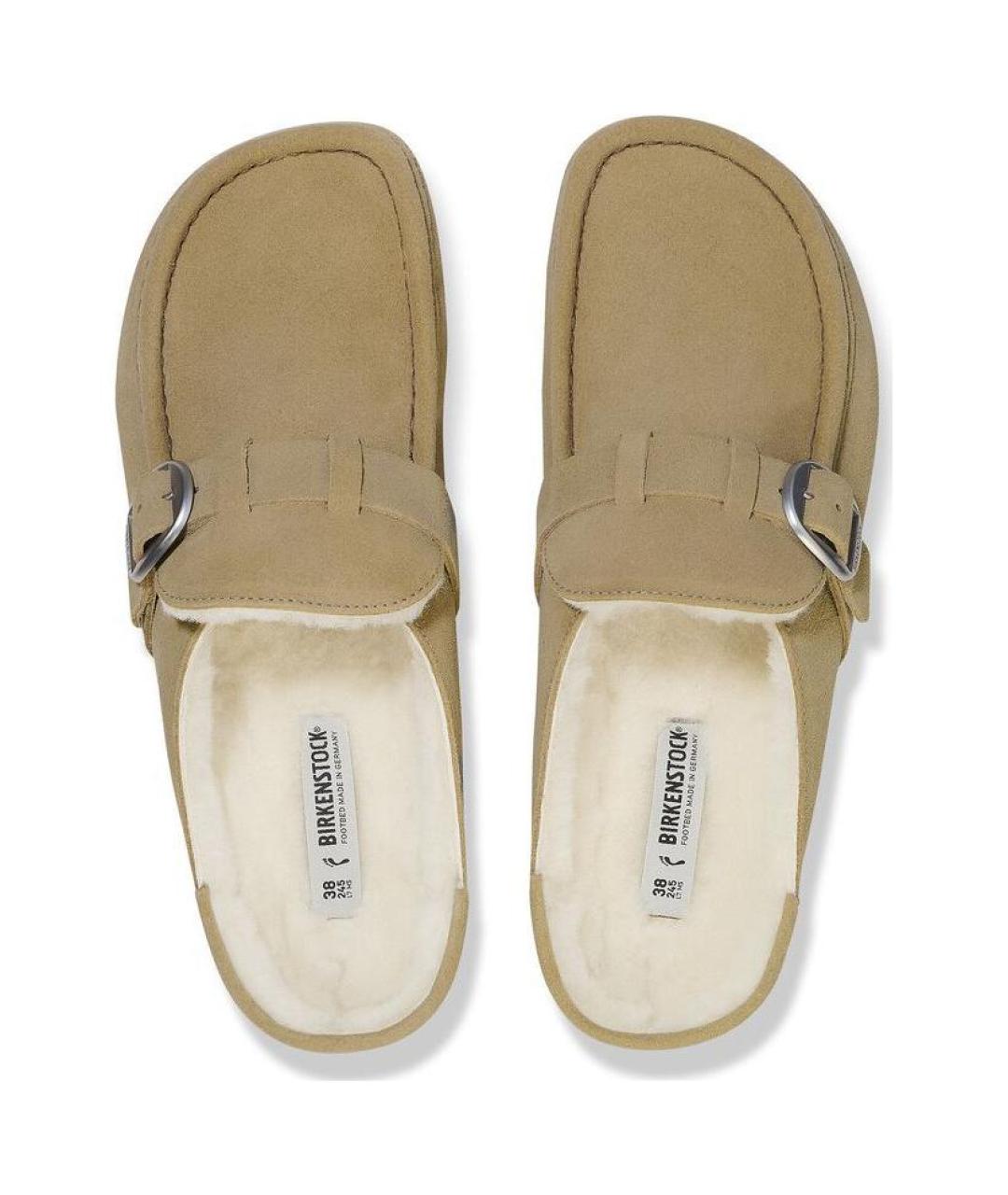 BIRKENSTOCK Бежевые сабо, фото 5