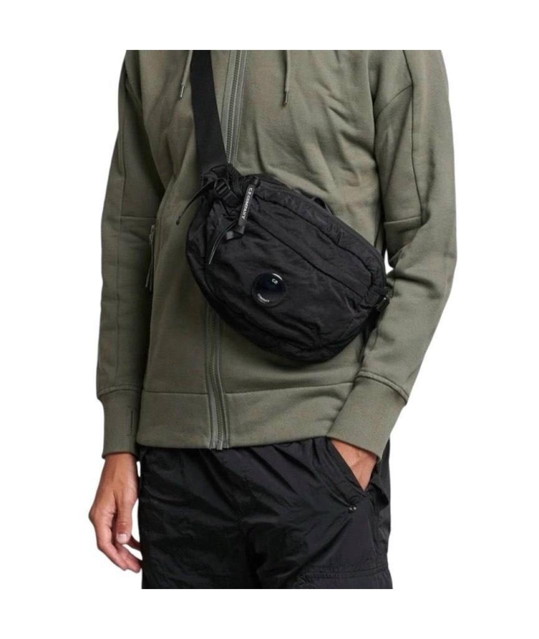 CP COMPANY Черная поясная сумка, фото 5