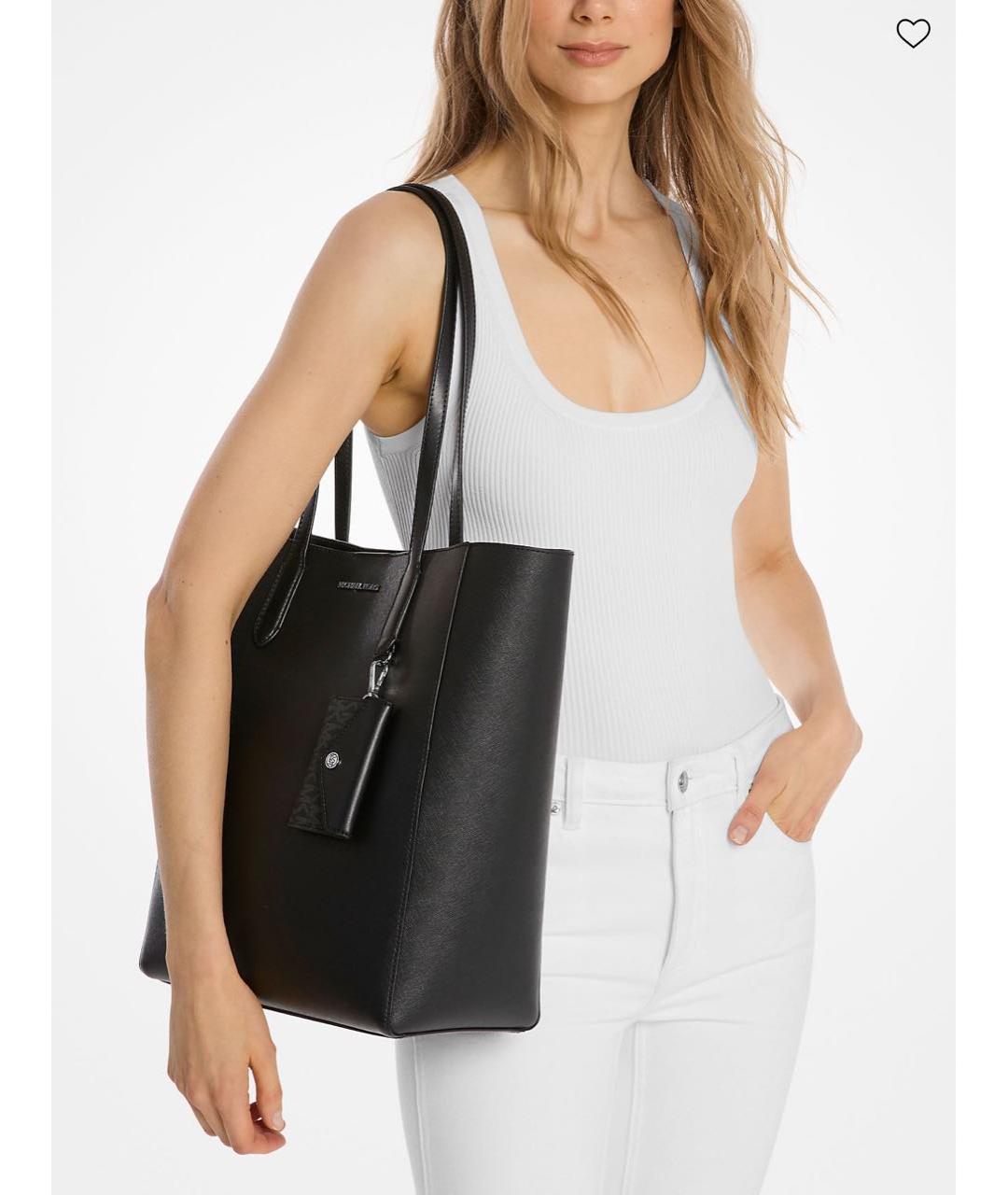 MICHAEL KORS Черная сумка тоут, фото 3