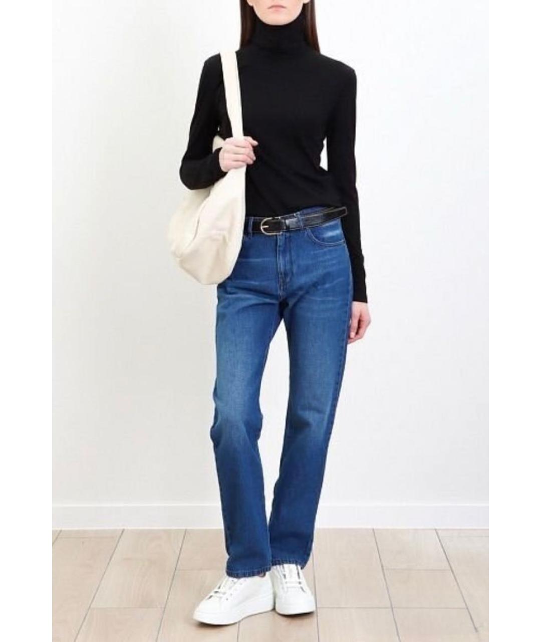 MAX MARA Синие прямые джинсы, фото 8