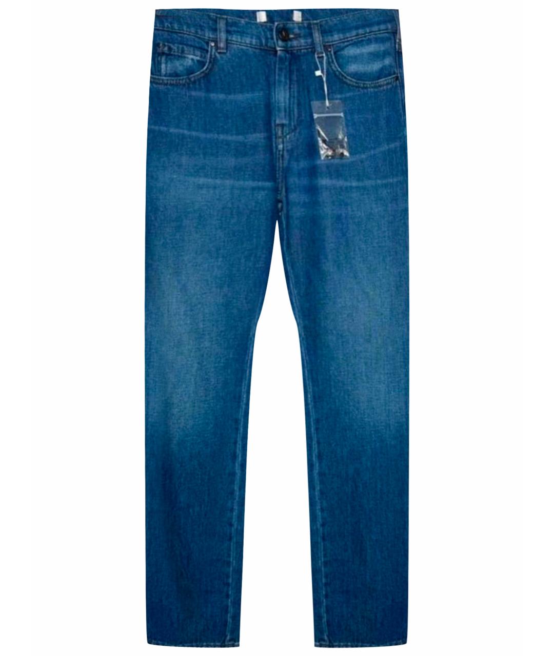 MAX MARA Синие прямые джинсы, фото 1