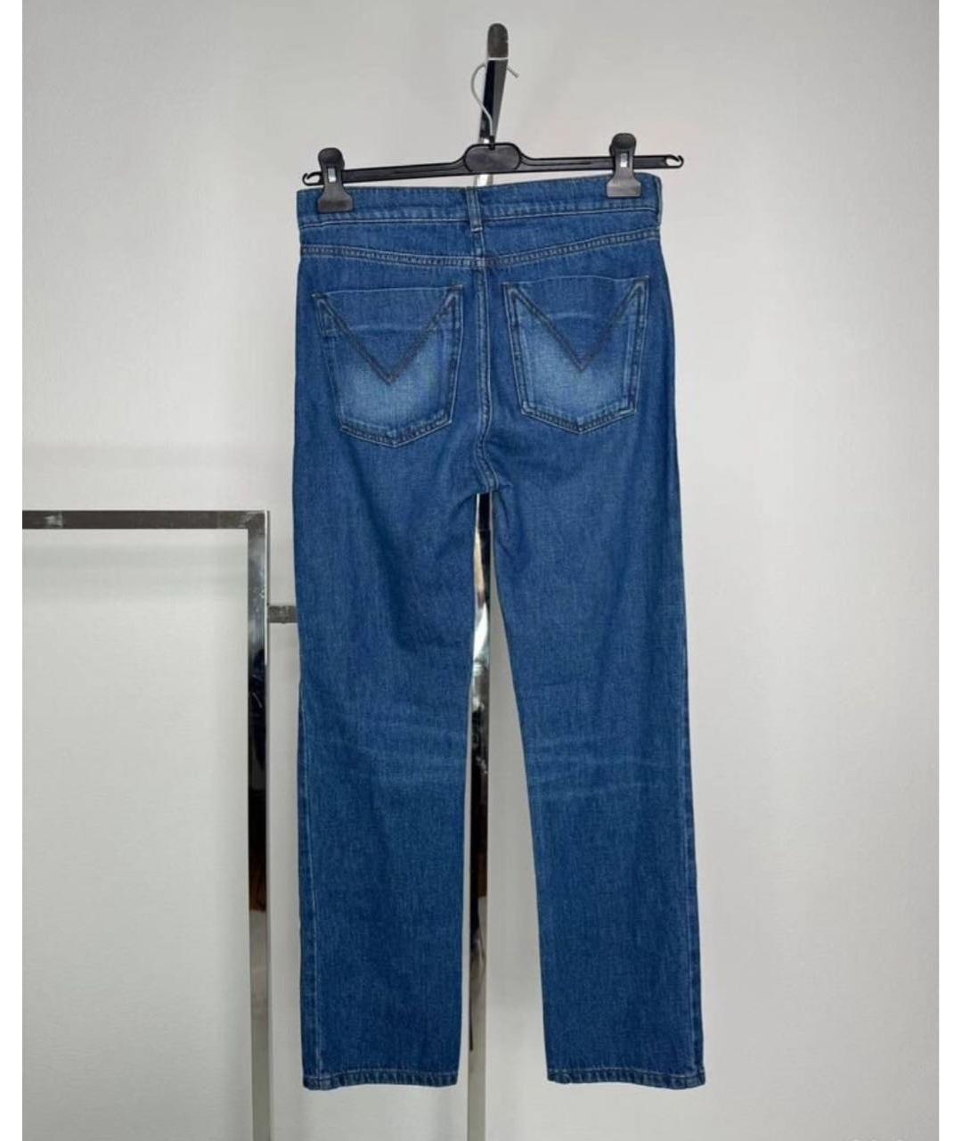 MAX MARA Синие прямые джинсы, фото 7