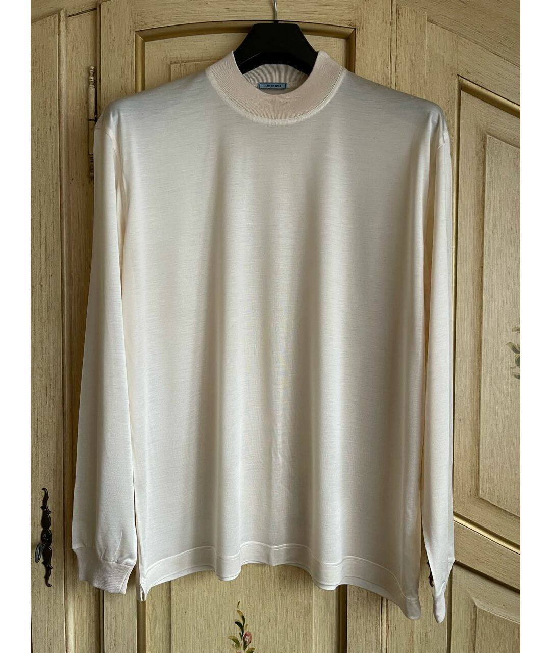 LARUSMIANI Белый шелковый джемпер / свитер, фото 6