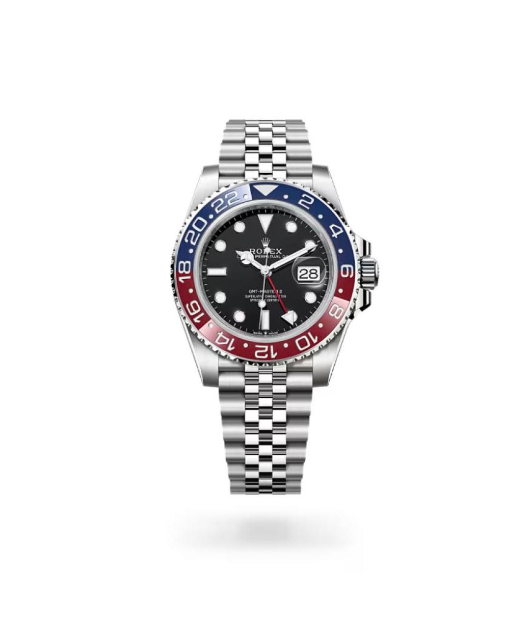 ROLEX Черные стальные часы, фото 9