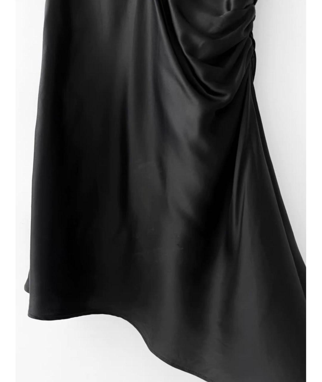 MM6 MAISON MARGIELA Черная вискозная майка, фото 6