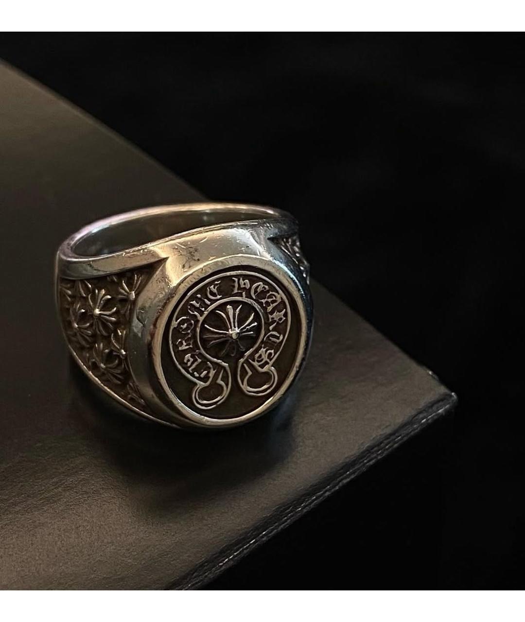 CHROME HEARTS Серебряное серебряное кольцо, фото 2