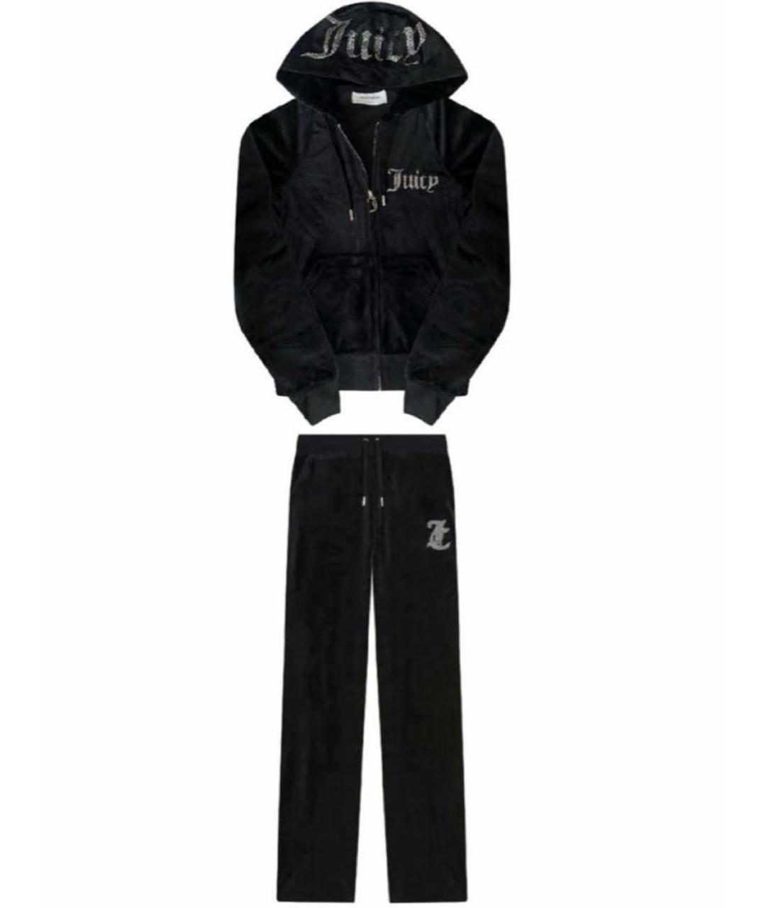 JUICY COUTURE Черный полиэстеровый спортивные костюмы, фото 1