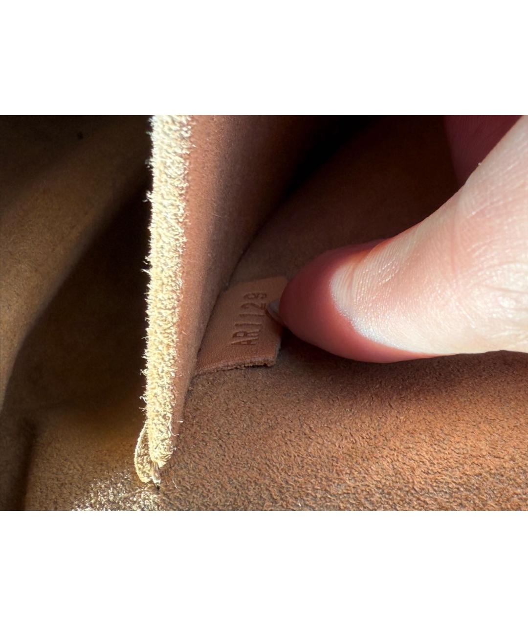 LOUIS VUITTON Красная кожаная сумка с короткими ручками, фото 4