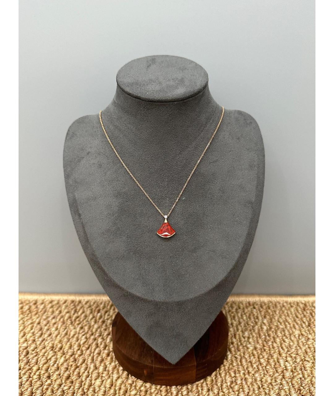 BVLGARI Красное колье, фото 3