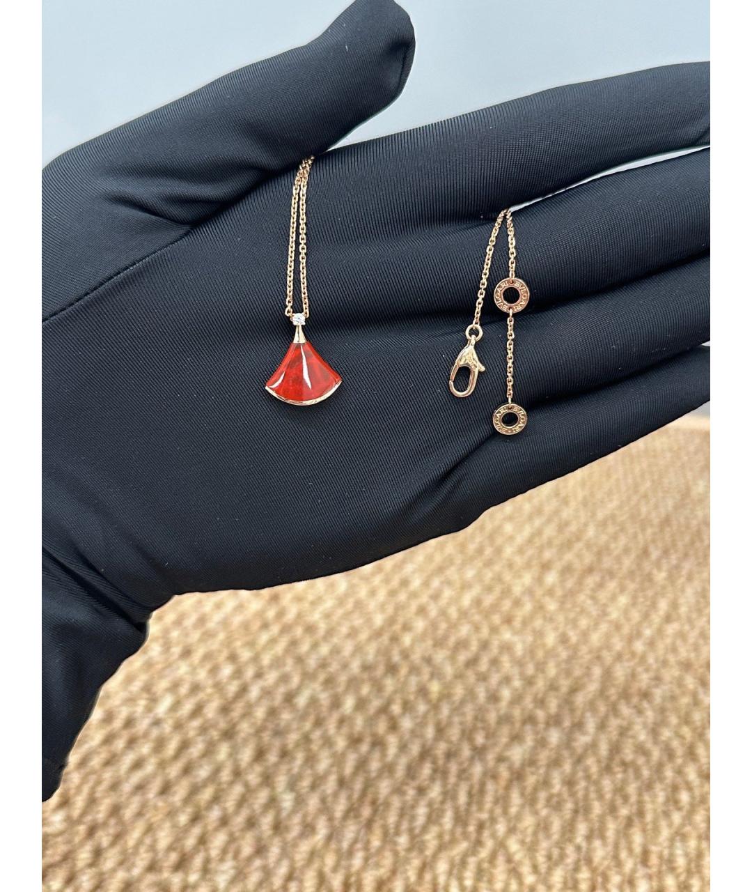 BVLGARI Красное колье, фото 4