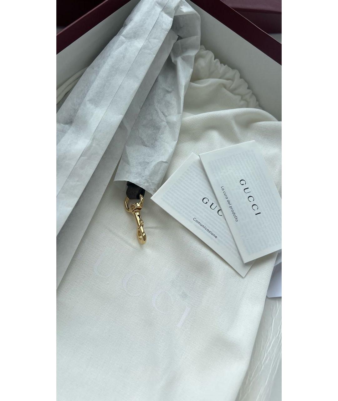 GUCCI Коричневая сумка с короткими ручками, фото 8