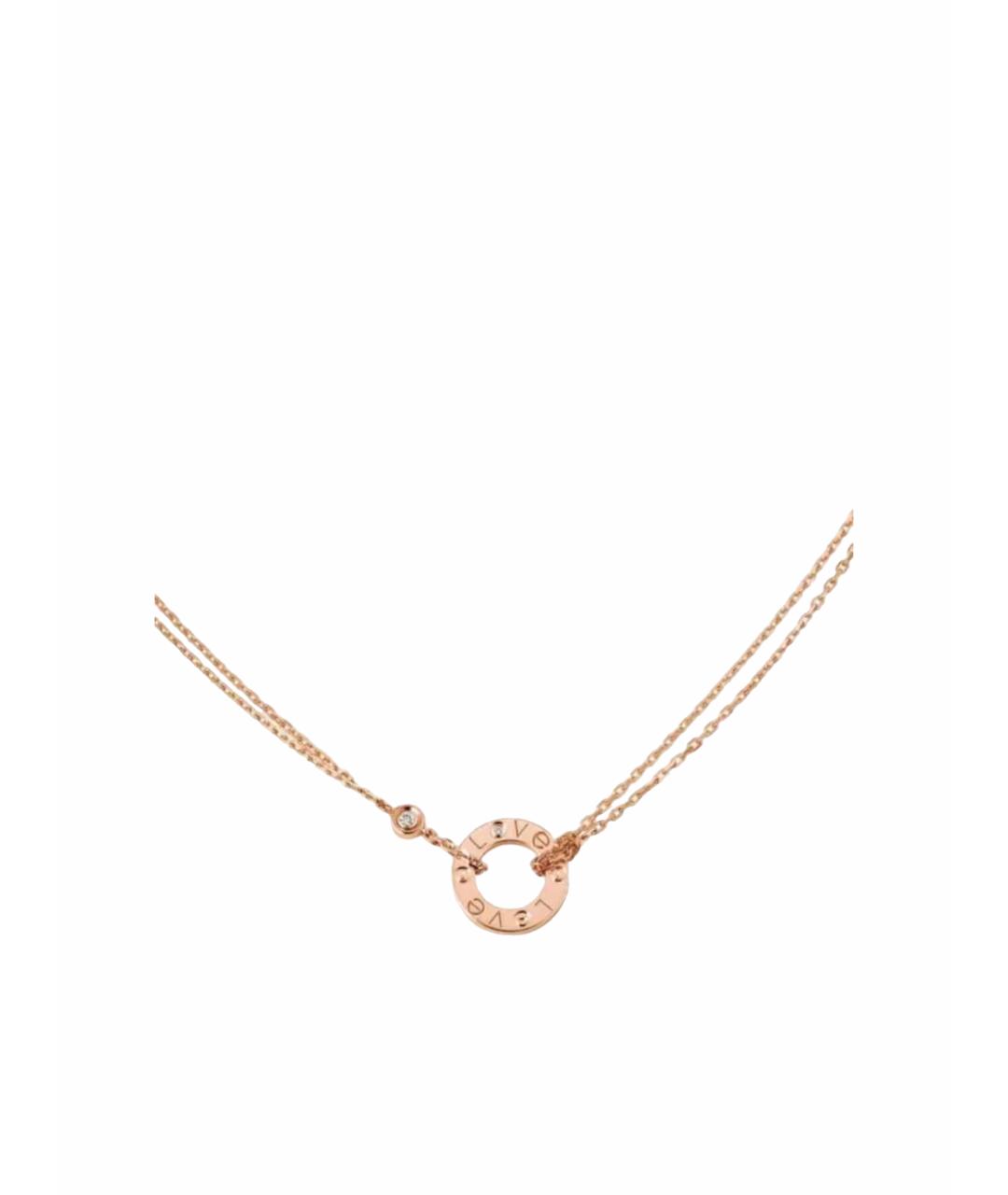 CARTIER Колье из розового золота, фото 1
