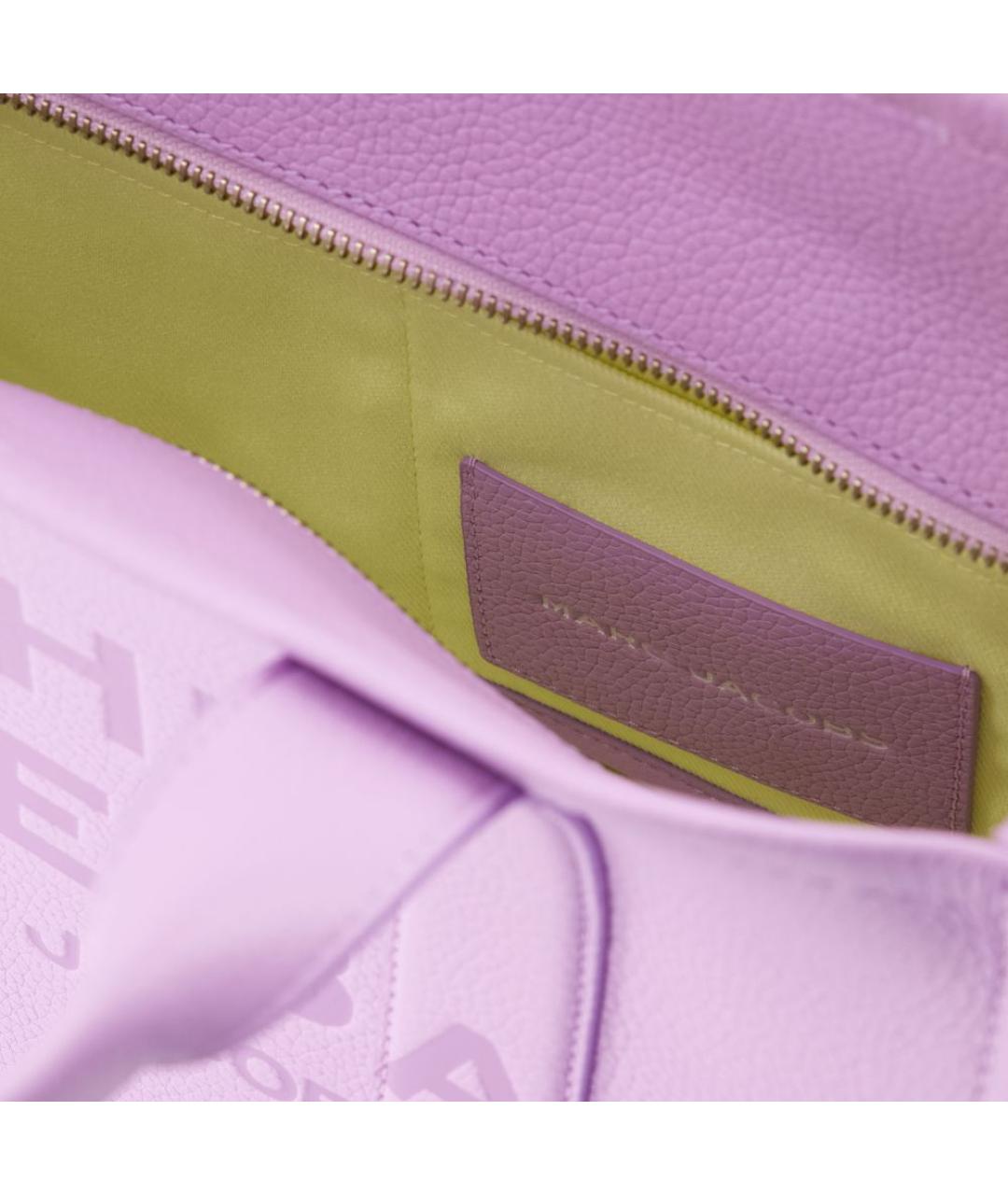 MARC JACOBS Фиолетовая кожаная сумка тоут, фото 3