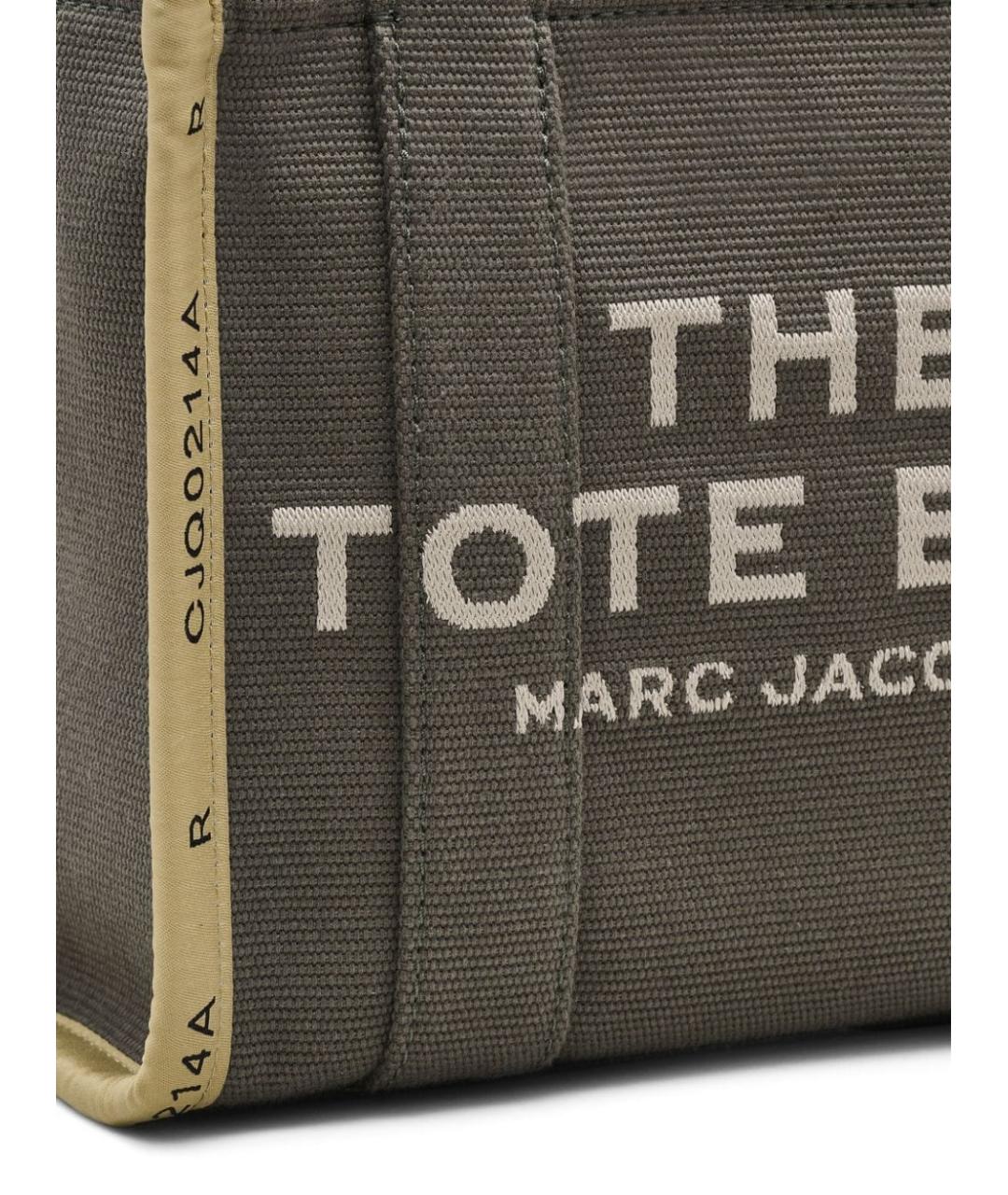 MARC JACOBS Зеленая хлопковая сумка тоут, фото 4