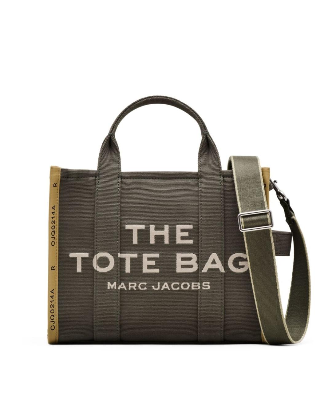 MARC JACOBS Хаки хлопковая сумка тоут, фото 1