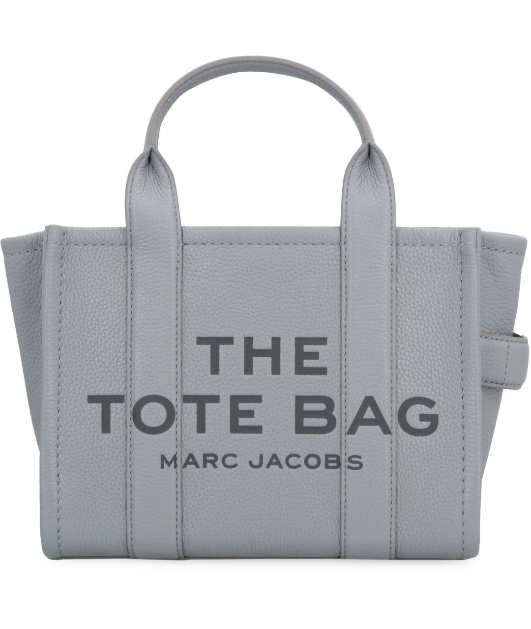 MARC JACOBS Серая кожаная сумка тоут, фото 2