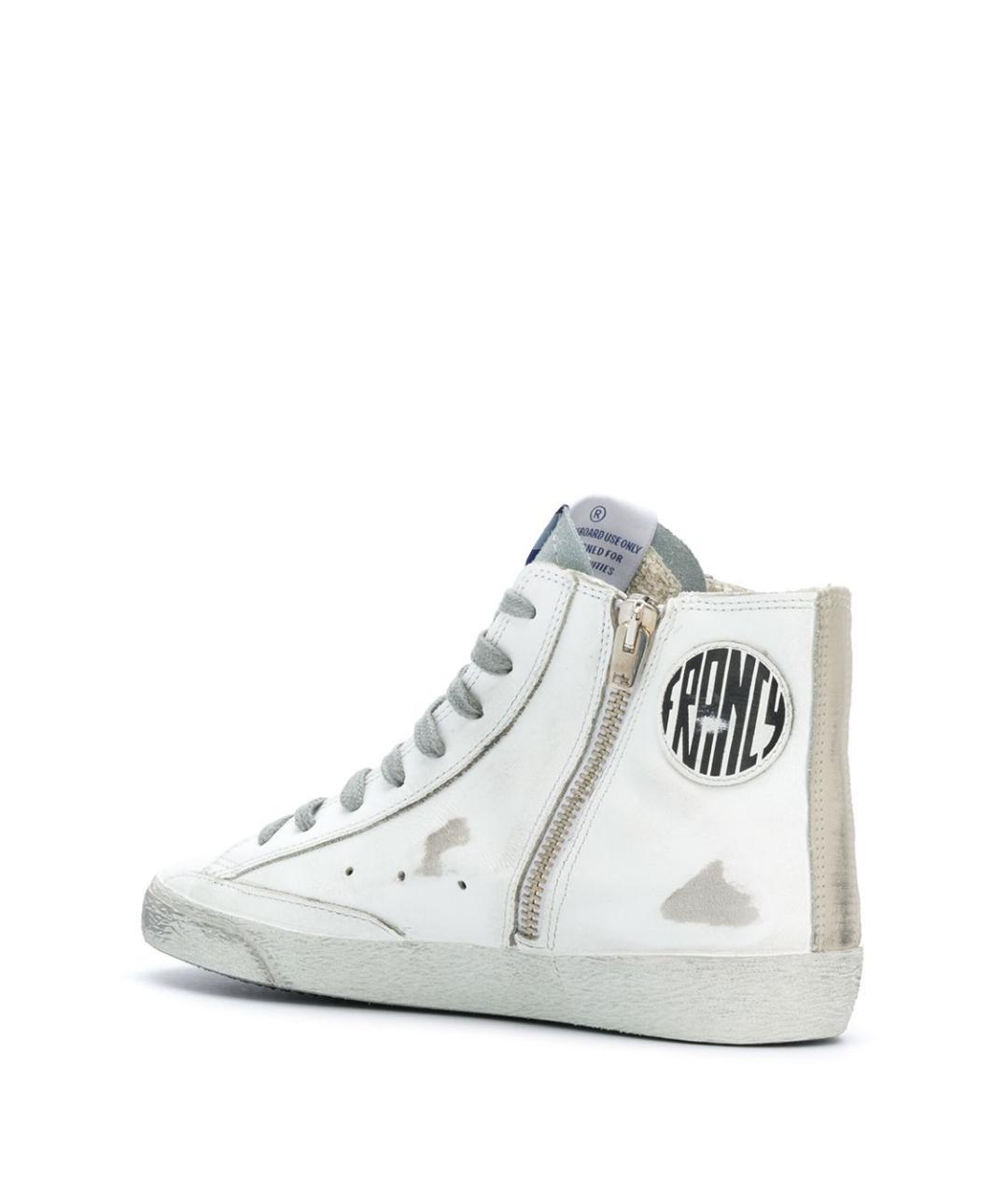 GOLDEN GOOSE DELUXE BRAND Белые кожаные кеды, фото 3
