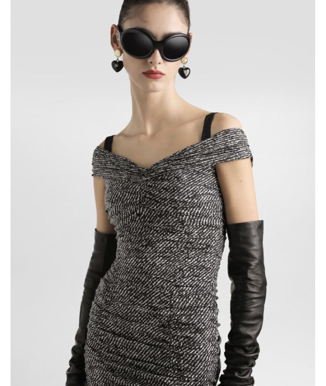 DOLCE&GABBANA Антрацитовое платье, фото 3
