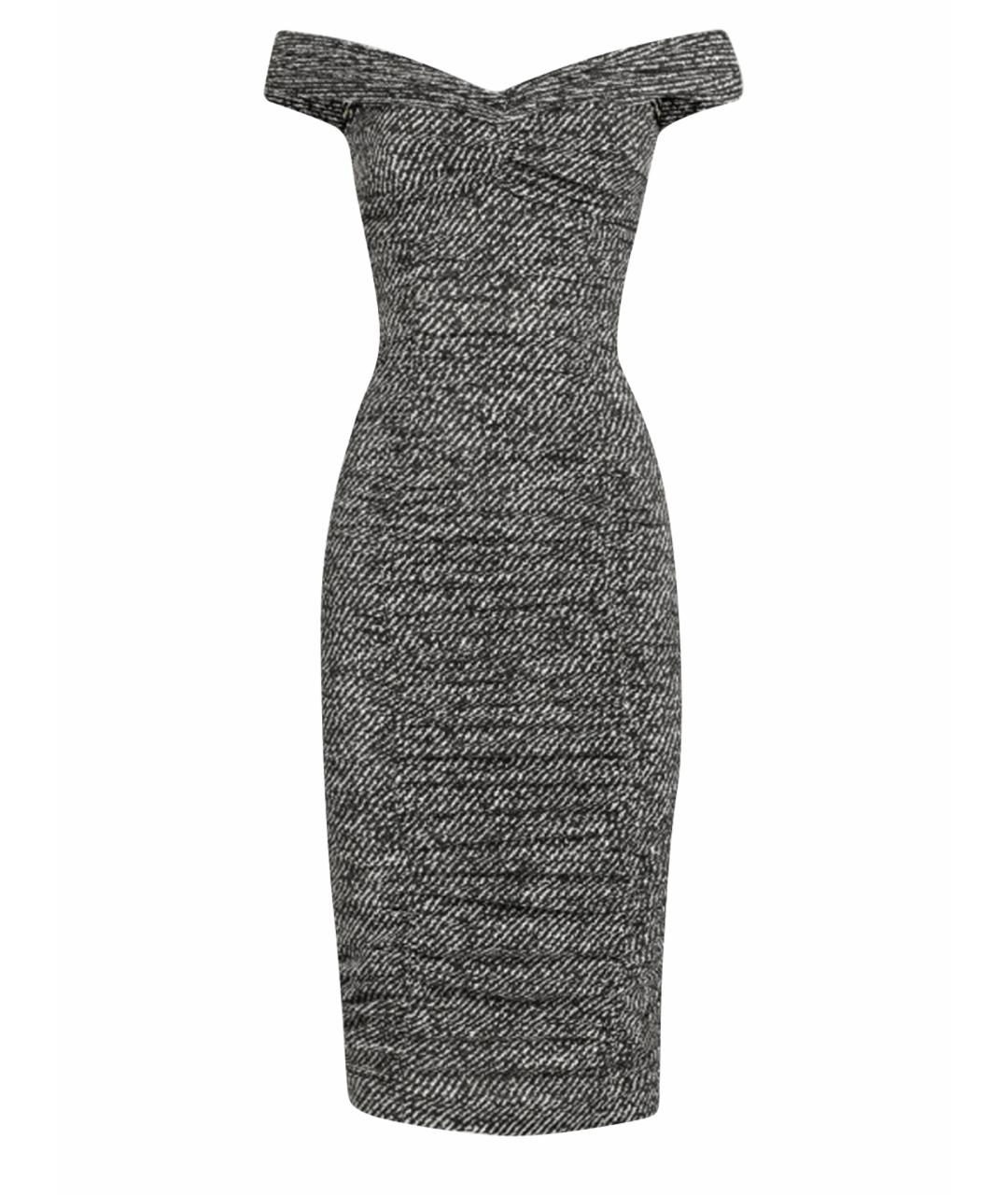 DOLCE&GABBANA Антрацитовое платье, фото 1