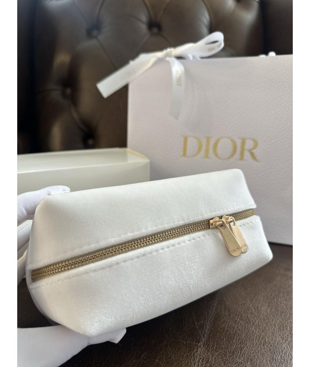 CHRISTIAN DIOR Белая косметичка, фото 3