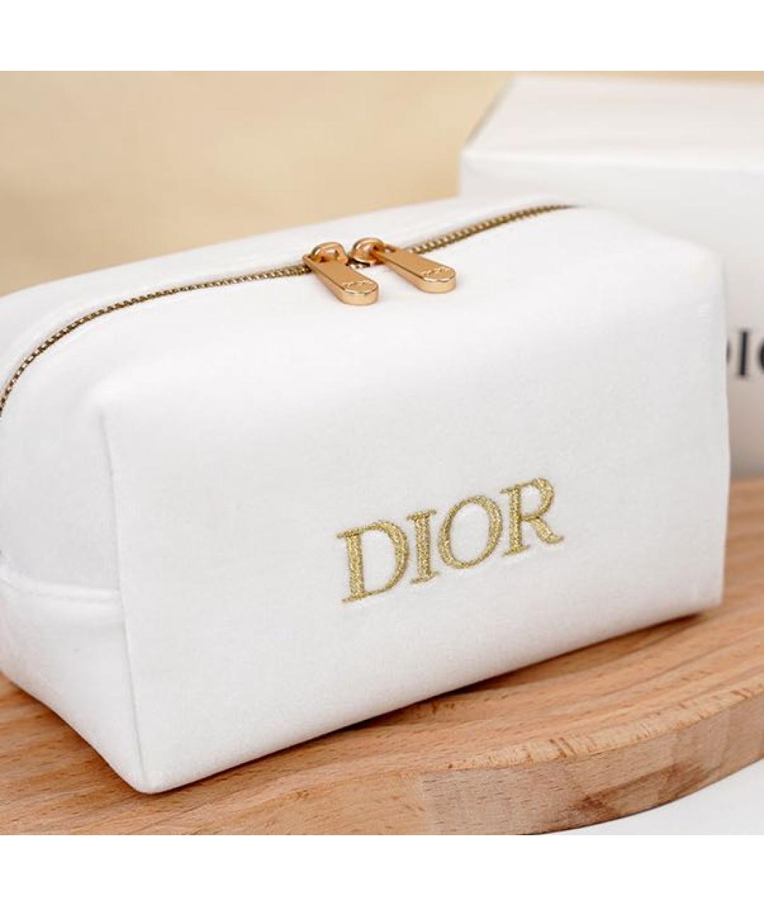 CHRISTIAN DIOR Белая косметичка, фото 6