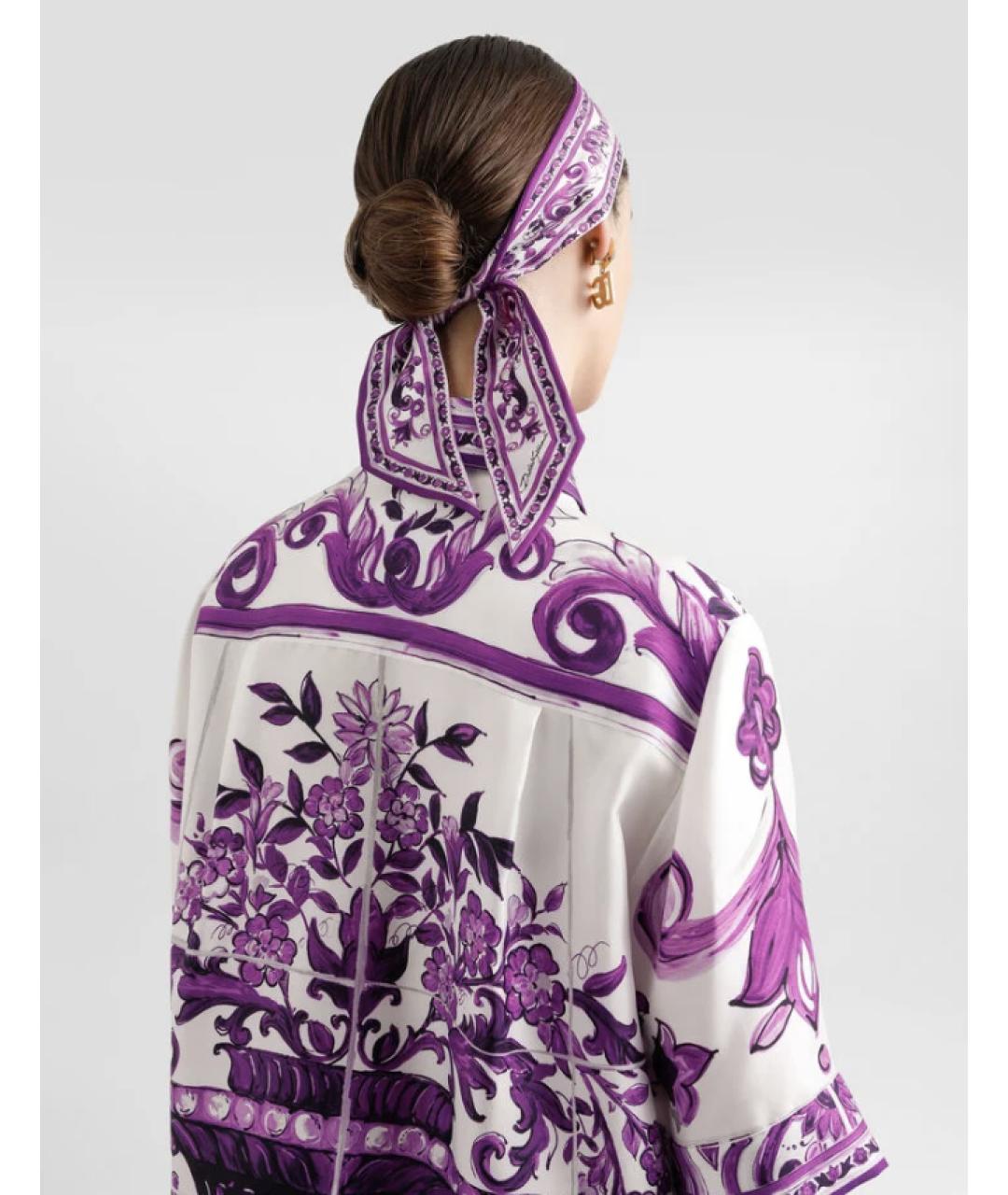 DOLCE&GABBANA Фиолетовая рубашка, фото 4