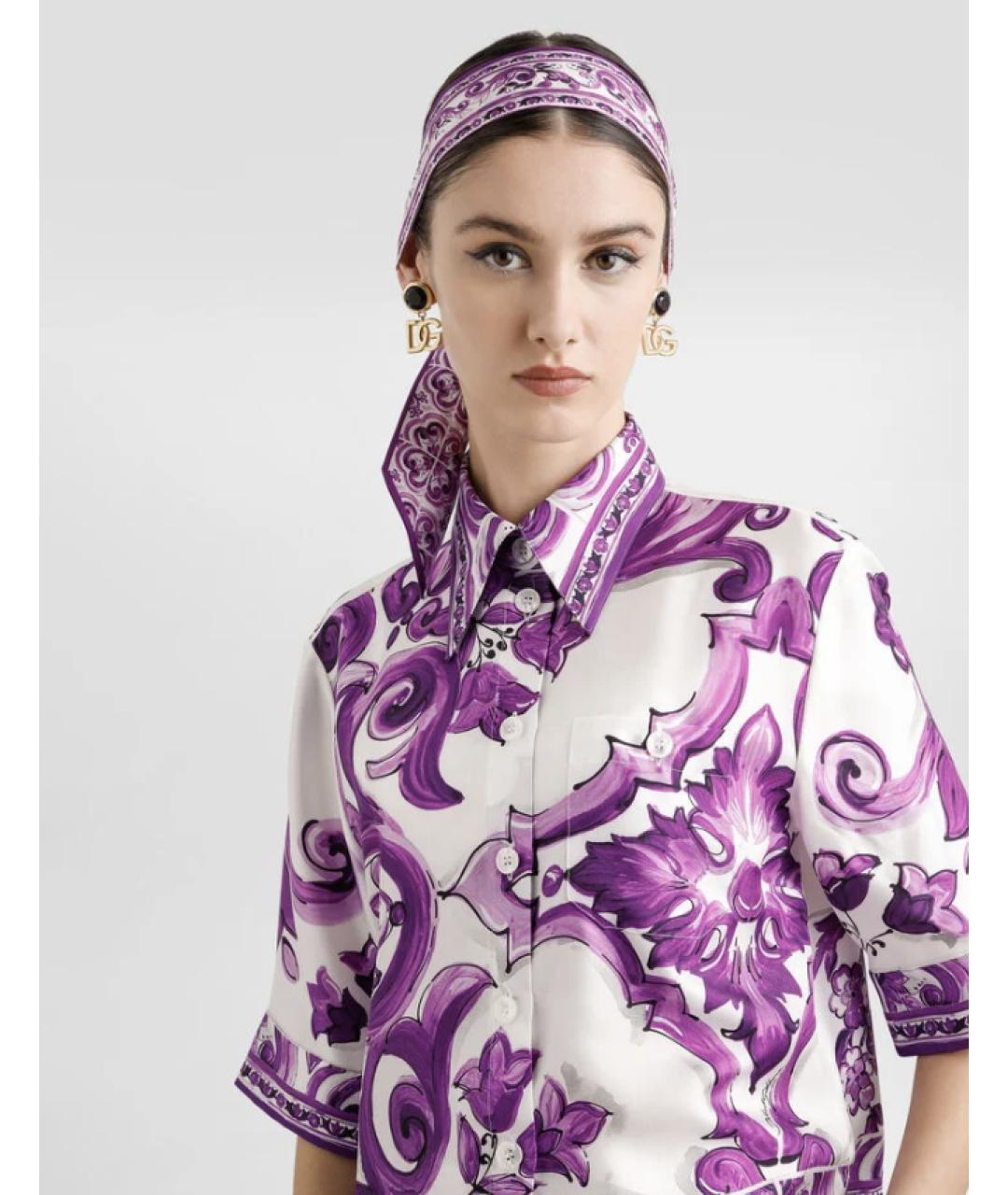 DOLCE&GABBANA Фиолетовая рубашка, фото 2