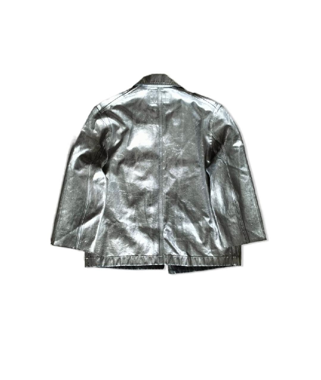 ACNE STUDIOS Серебряная хлопковая куртка, фото 2