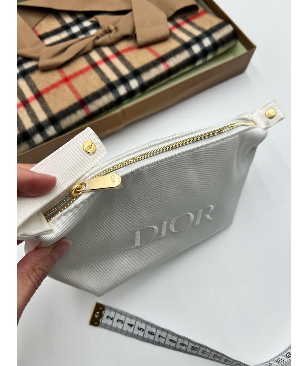 CHRISTIAN DIOR Белая косметичка, фото 5