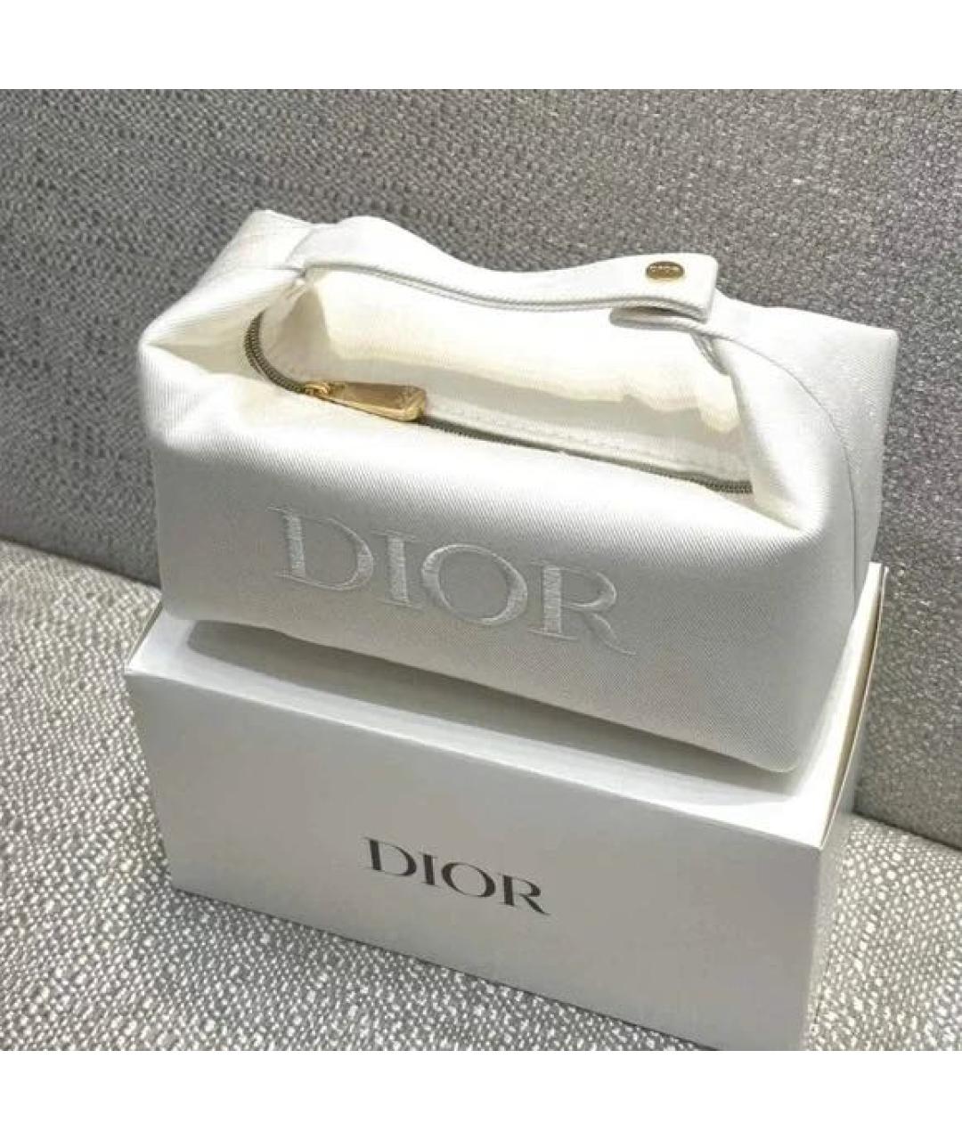 CHRISTIAN DIOR Белая косметичка, фото 5