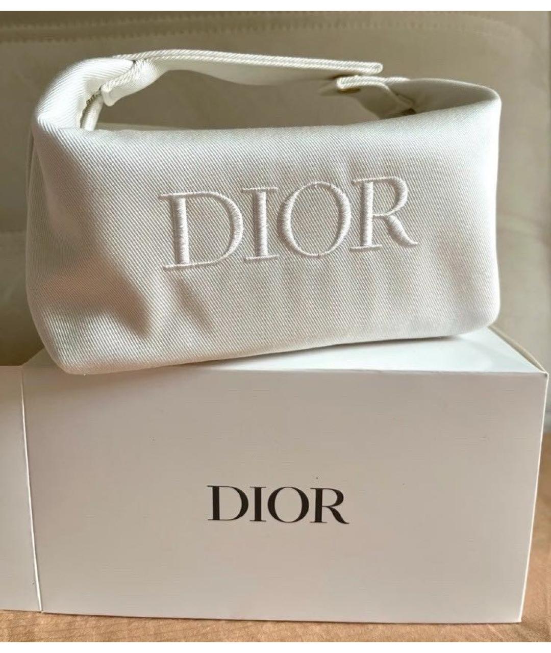 CHRISTIAN DIOR Белая косметичка, фото 4