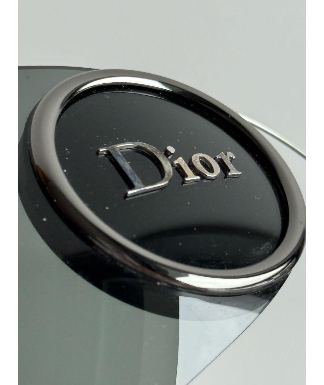 CHRISTIAN DIOR Черные пластиковые солнцезащитные очки, фото 6