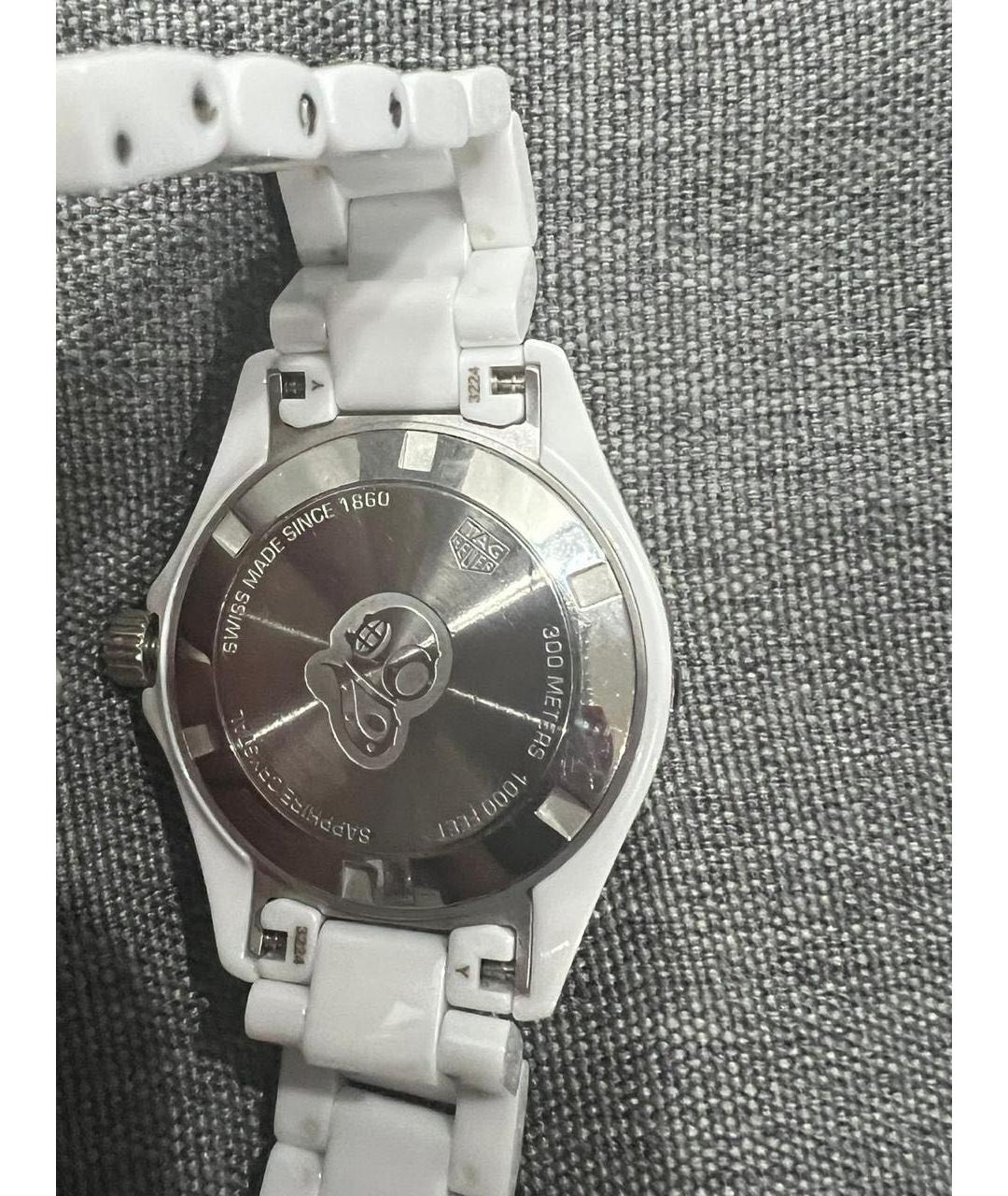 TAG HEUER Белые керамические часы, фото 6