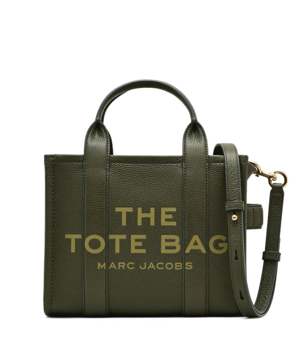 MARC JACOBS Зеленая кожаная сумка тоут, фото 1