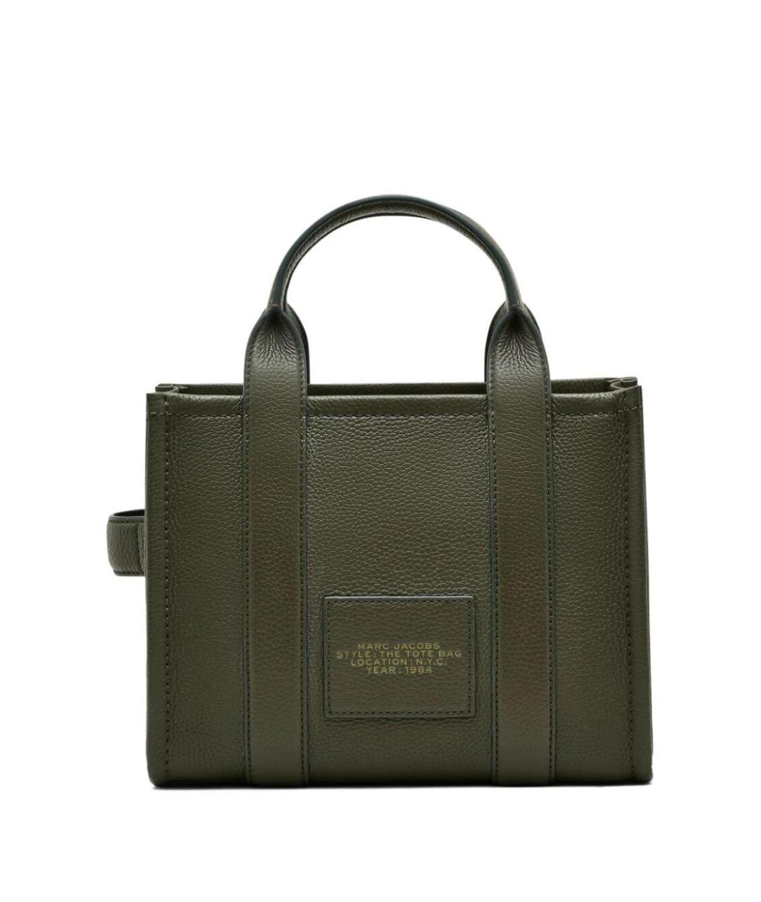 MARC JACOBS Зеленая кожаная сумка тоут, фото 5