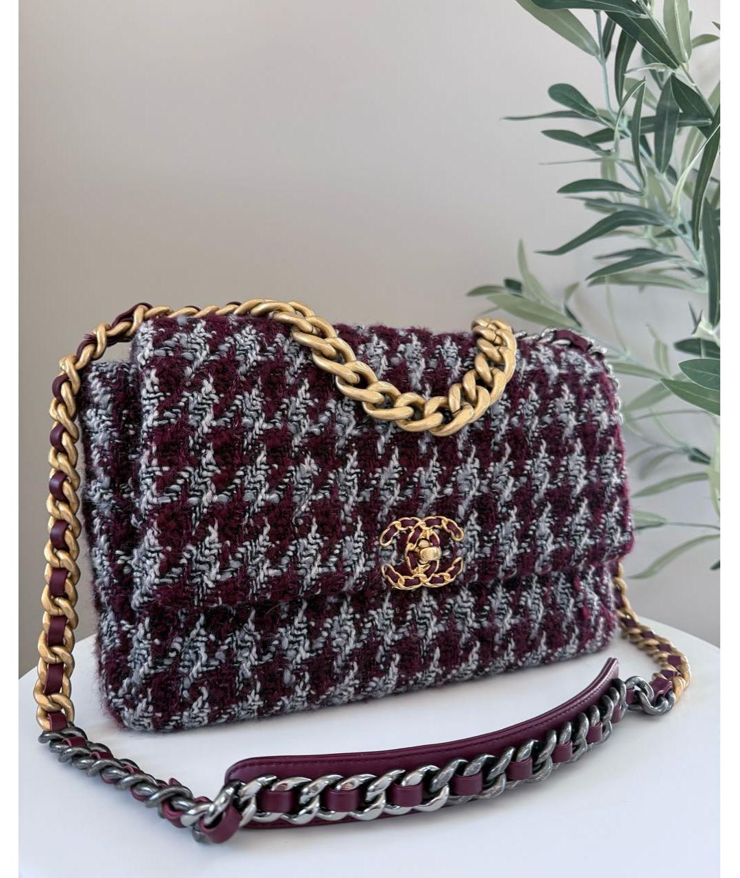 CHANEL Мульти твидовая сумка через плечо, фото 3