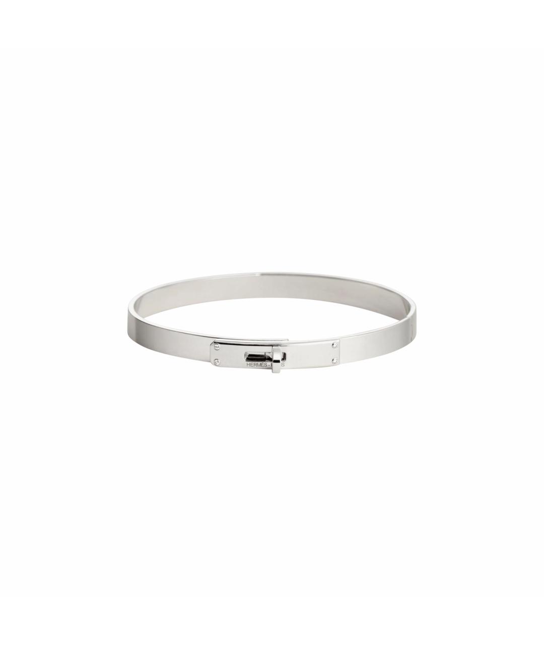 HERMES Серебрянный браслет из белого золота, фото 1