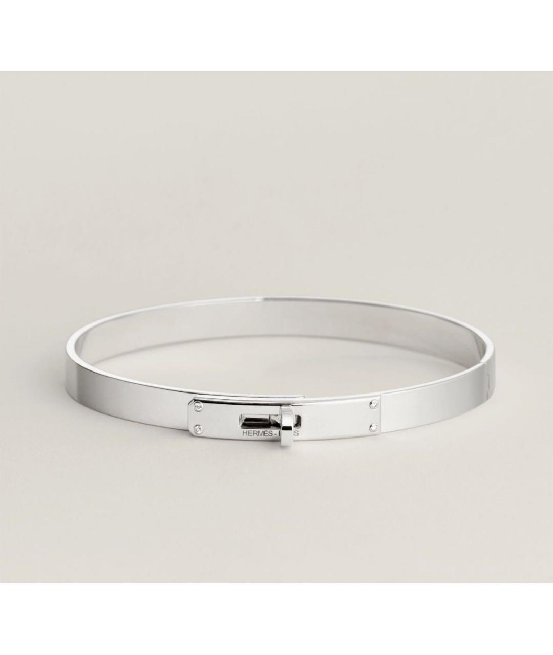 HERMES Серебрянный браслет из белого золота, фото 4